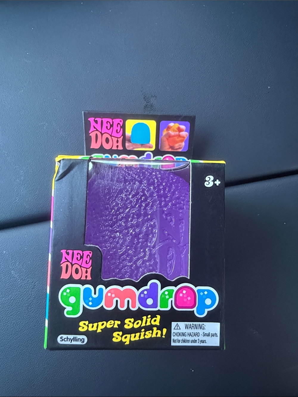 Nee Doh Gumdrop Super Solid Squish! - Purple
